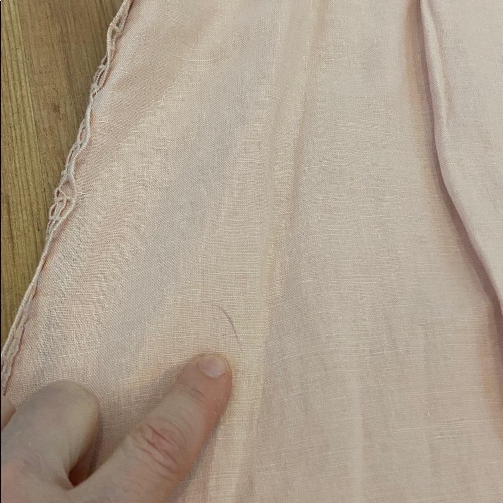 GAP linen blend broderie anglaise high neck sundress XL TALL - Picture 9 of 10